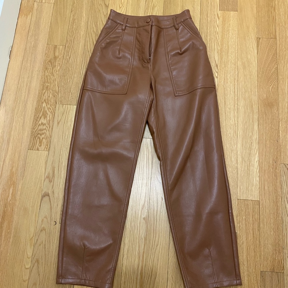 Aritzia leather pants